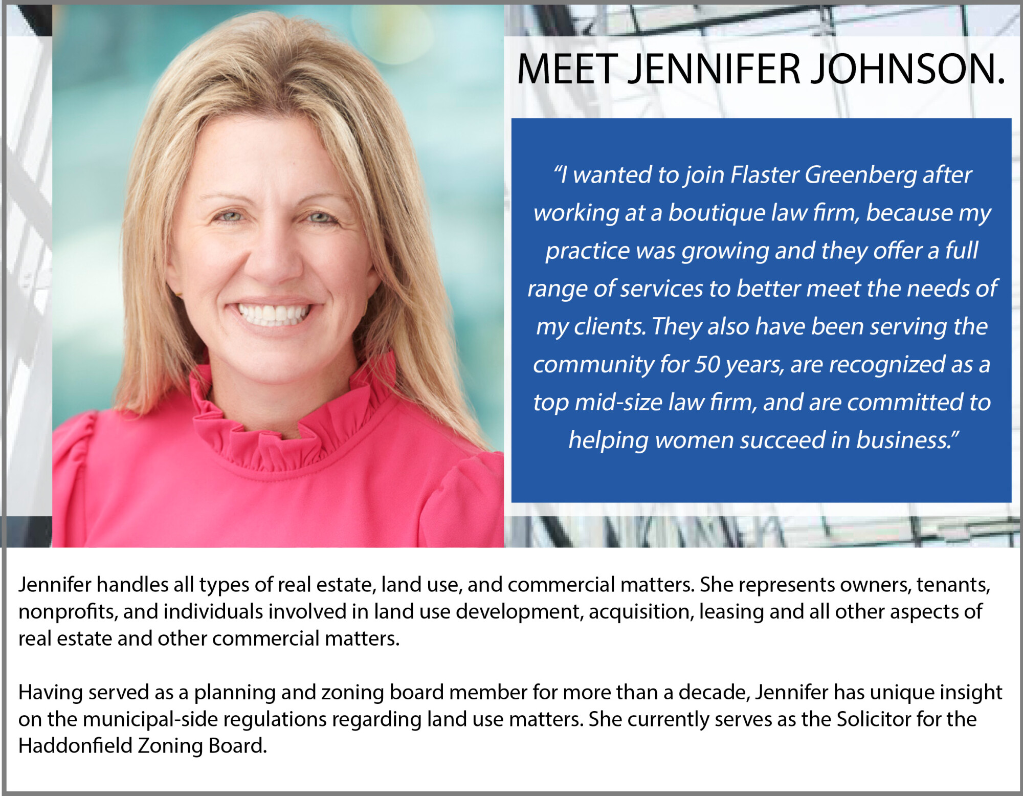 Meet Jennifer Johnson