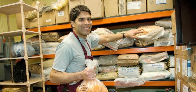 Employee Stocking Shelves